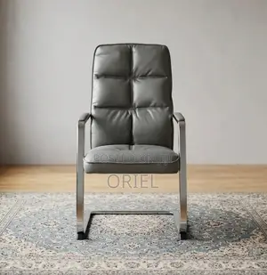 Executive Leather WaitingChair – Premium Comfortable Guest Office Seat