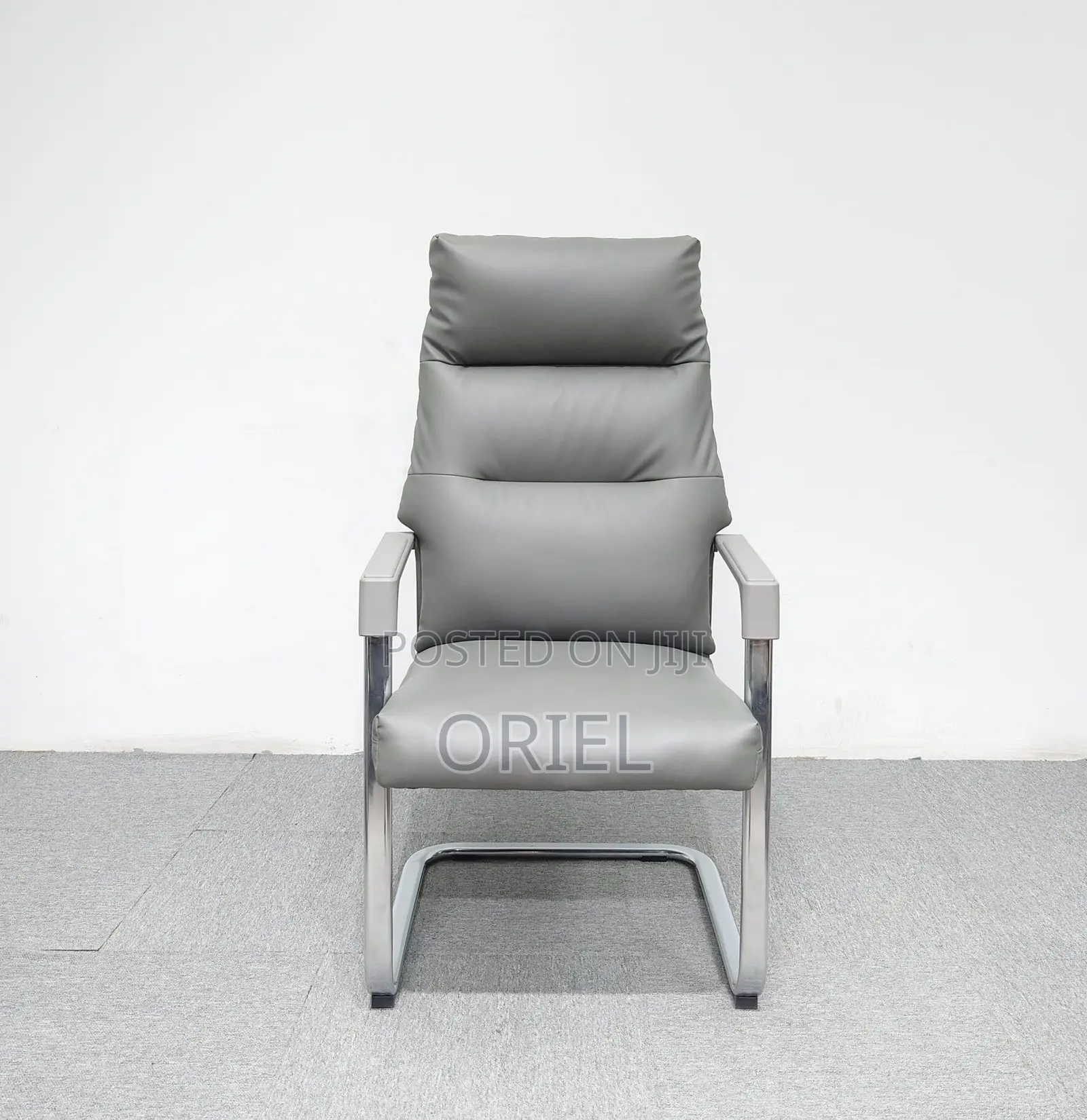Executive Leather WaitingChair – Premium Comfortable Guest Office Seat