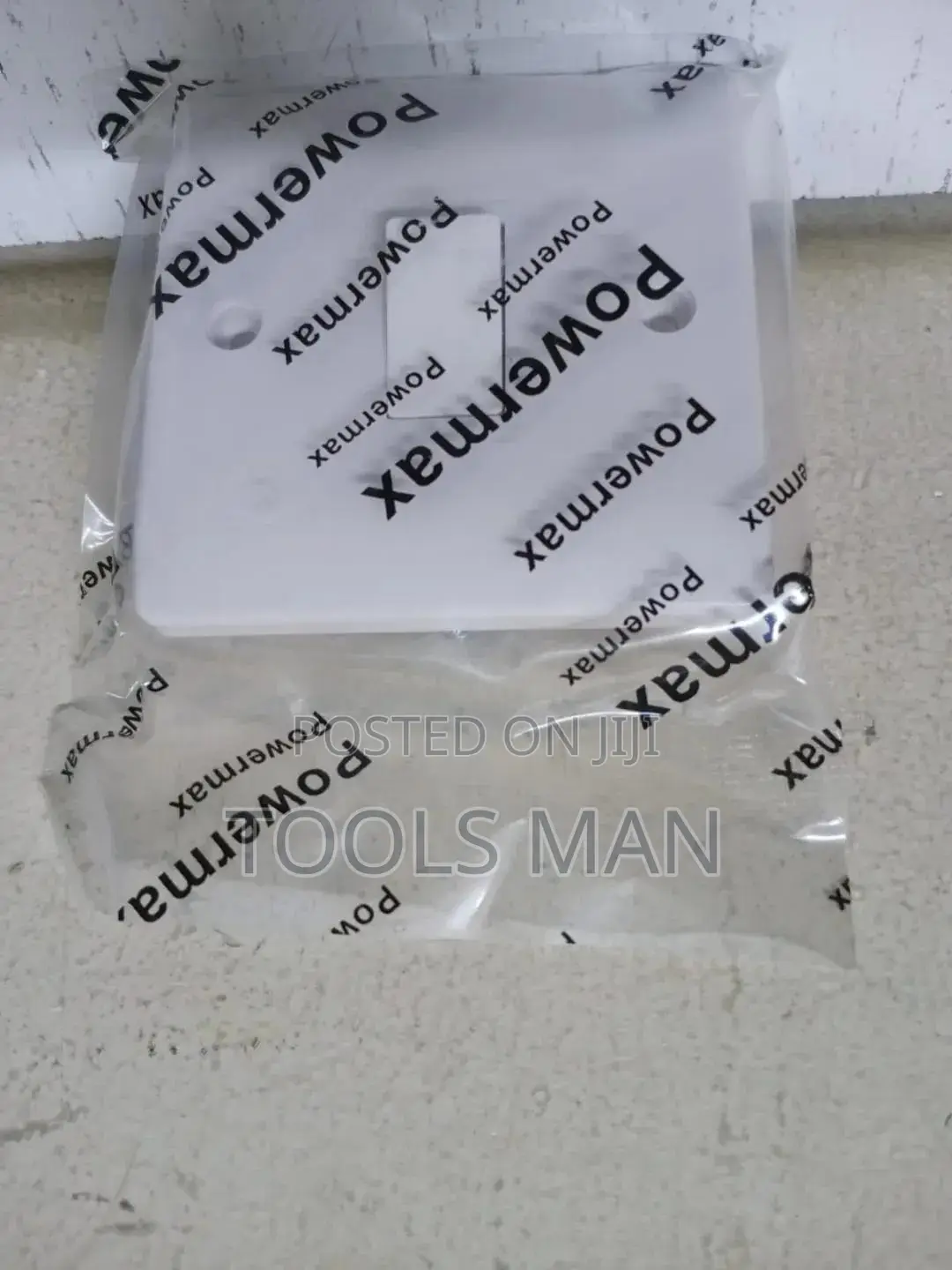Powermax White Electrical Wall Switch Socket Plate.
