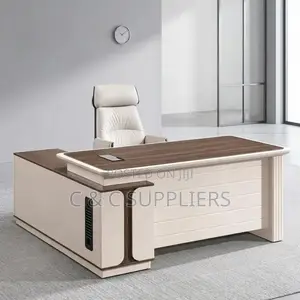 Imported L-Shaped Managers Table-180cm