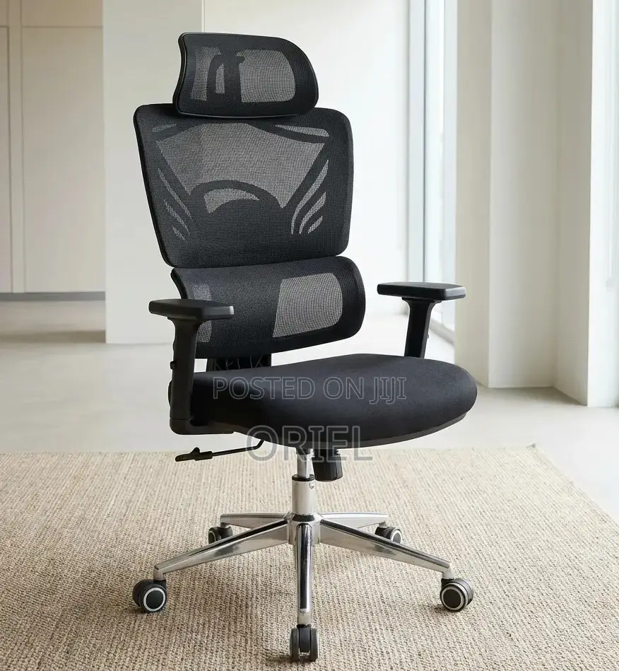Modern HighBack Mesh OfficeChair – Ergonomic Breathable Work Seat