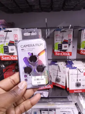 Samsung A16 Black Metal Ring Camera Lens Protectors With 9H Hardness