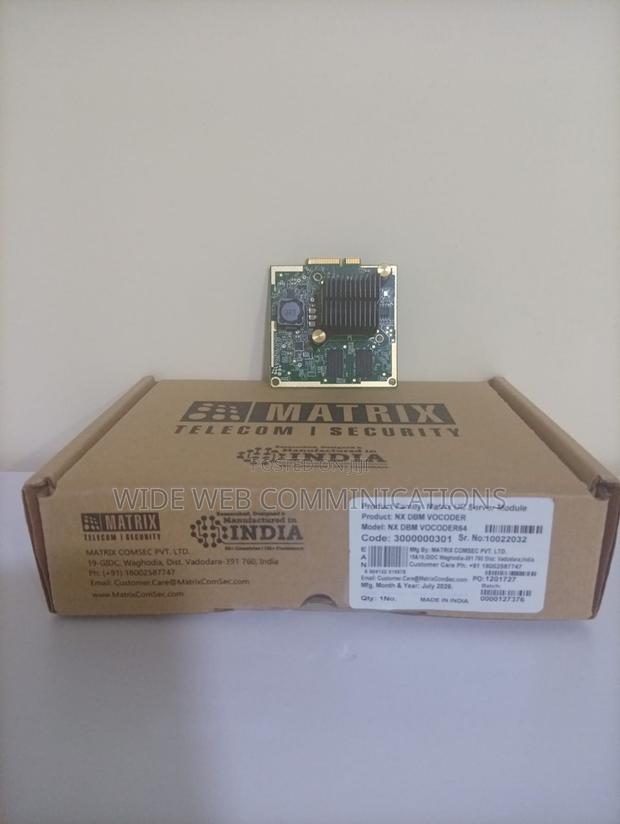 Matrix Ip Pabx Voip Card Nx DBM Vocoder64
