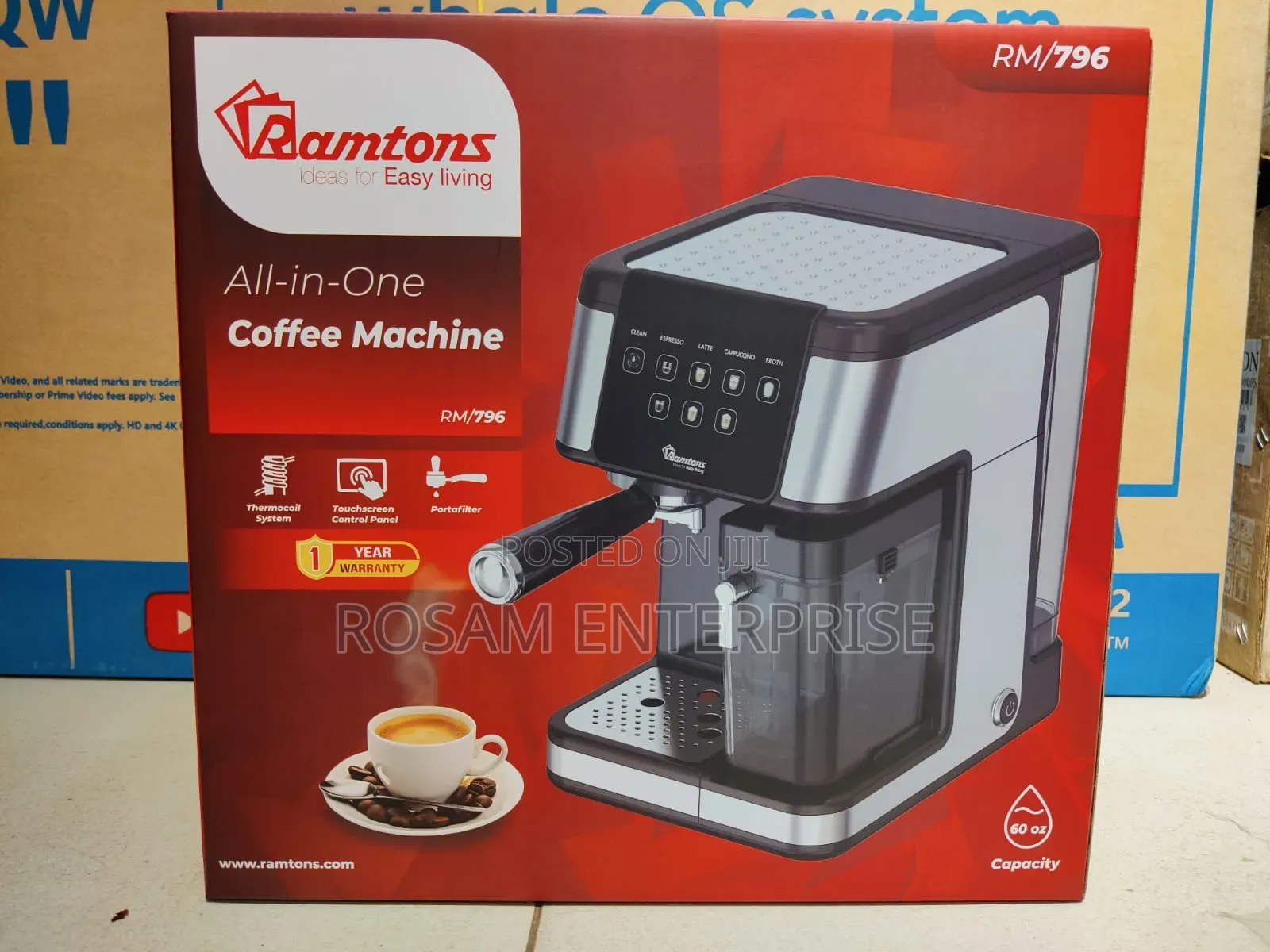 Ramtons All-in-One Coffee Machine – Rm/796