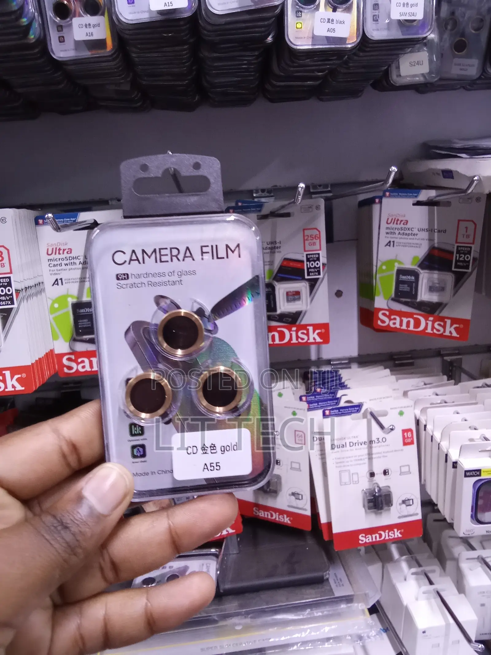 Gold Metallic Camera Lens Protector Glass Rings for Samsung Galaxy A55