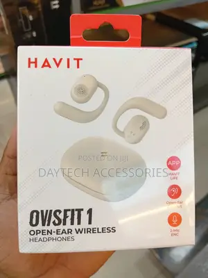 Havit OSW-914 Open Ear Wireless Black/Beige Earbuds