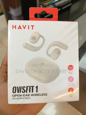 Havit OSW-914 Open Ear Wireless Black/Beige Earbuds