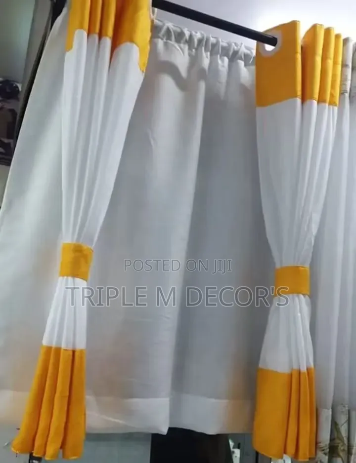 Durable Washable Kitchen Curtain Set