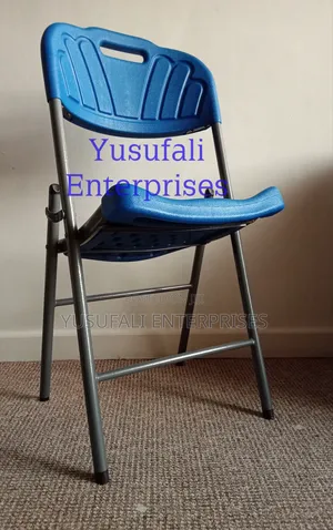 Foldable Chair, Heavy Duty, Plastic Body Metal Frame.