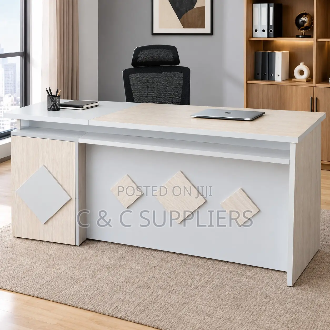 Office Imported L-Shape CEO Desk-1600mm