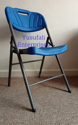 Foldable Chair, Heavy Duty, Plastic Body Metal Frame.