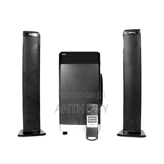 Royal R902 2.1CH Sound System 65W Deep Bass