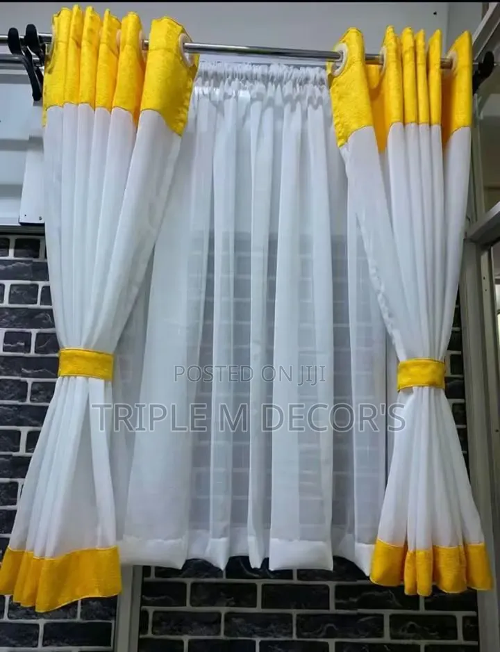 Half Window Short Kitchen Curtain Sets
