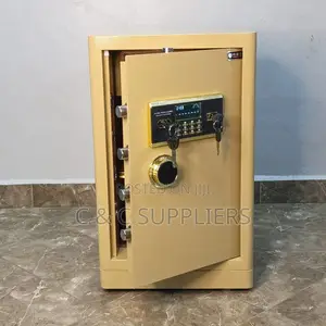 Brown Digital Fireproof Box-80Kg