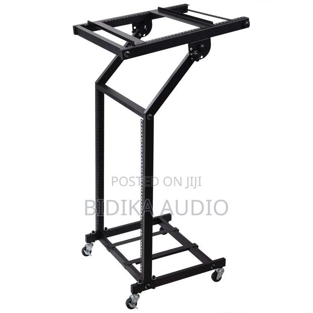 Skeleton Rack Mount Rolling Stand Kenya — Heavy-Duty Mobile Audio Rack - main view
