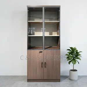 Wooden Half Glass Display Cabinet
