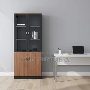 Wooden Half Glass Display Cabinet