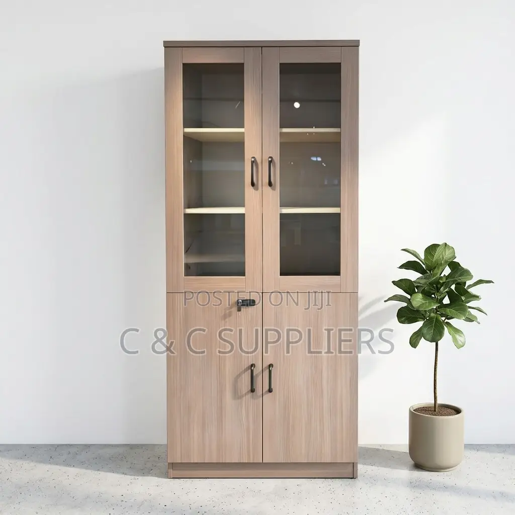 Wooden Half Glass Display Cabinet