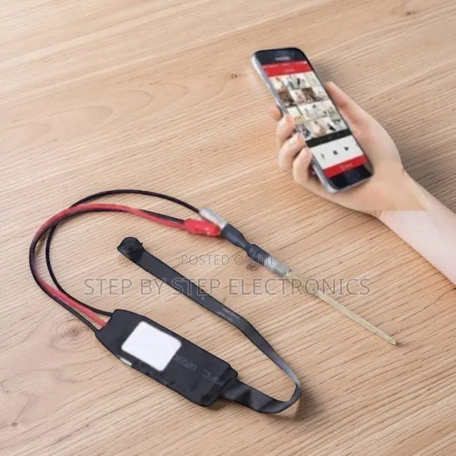 Easy Setup 1080P Full HD Mini Wireless Pin Hole Wi-Fi Spy Camera