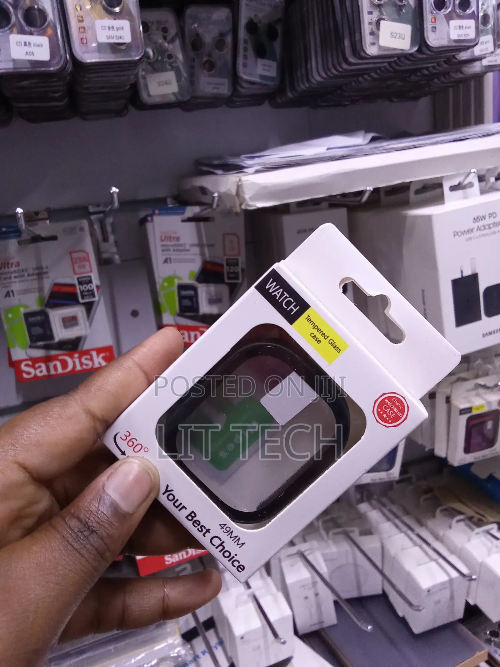 Tempered Glass Cover for Apple Watch Ultra 49mm Head Case