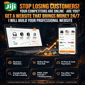 Stop Losing Customers - Business Website M-Pesa Shop