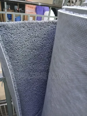 Grey/ Black PVC Spaghetti Carpet