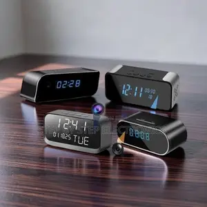 HD Bedroom Watcher WiFi Alarm Table Clock Hidden Spy Camera