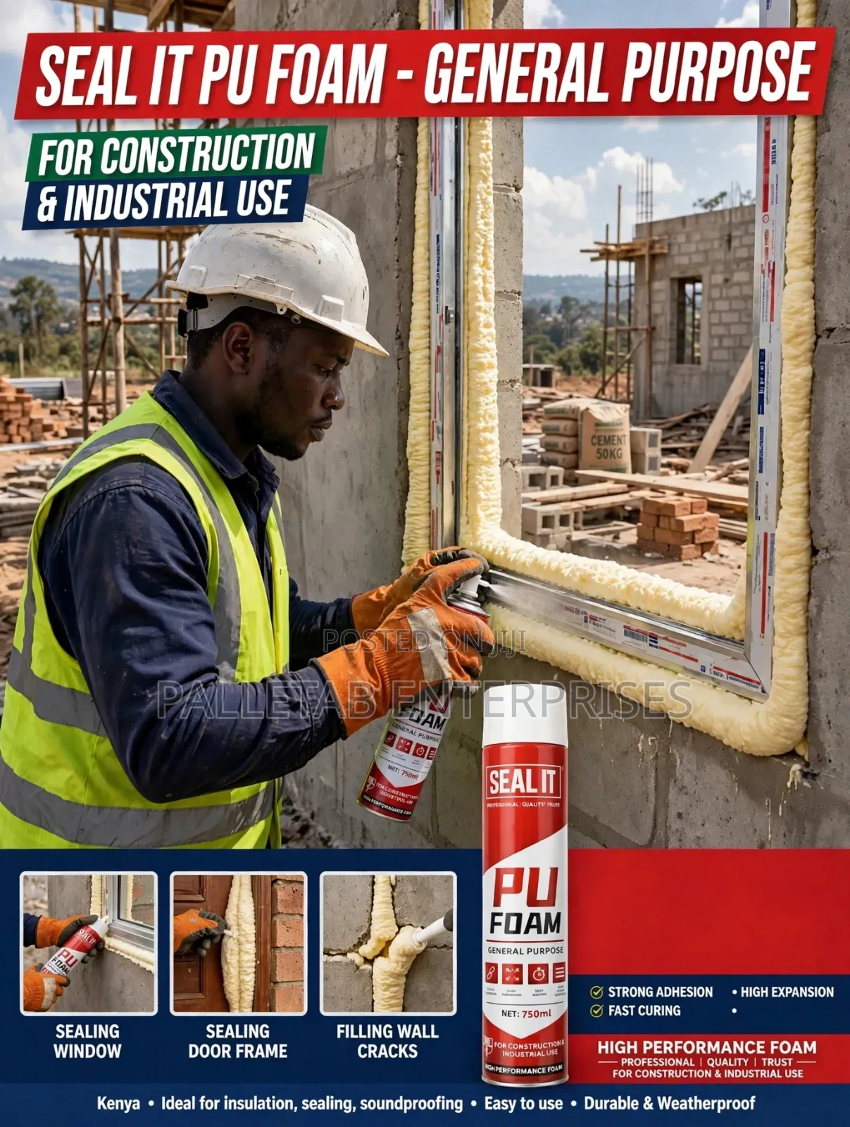 Pu Foam 750ml/900g