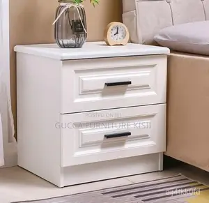 3 Drawer Modern Bedside Storage Cabinet (White).