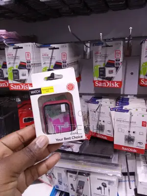 42mm Dark Pink / Rose Red Integrated Tempered Glass Bumper Case.