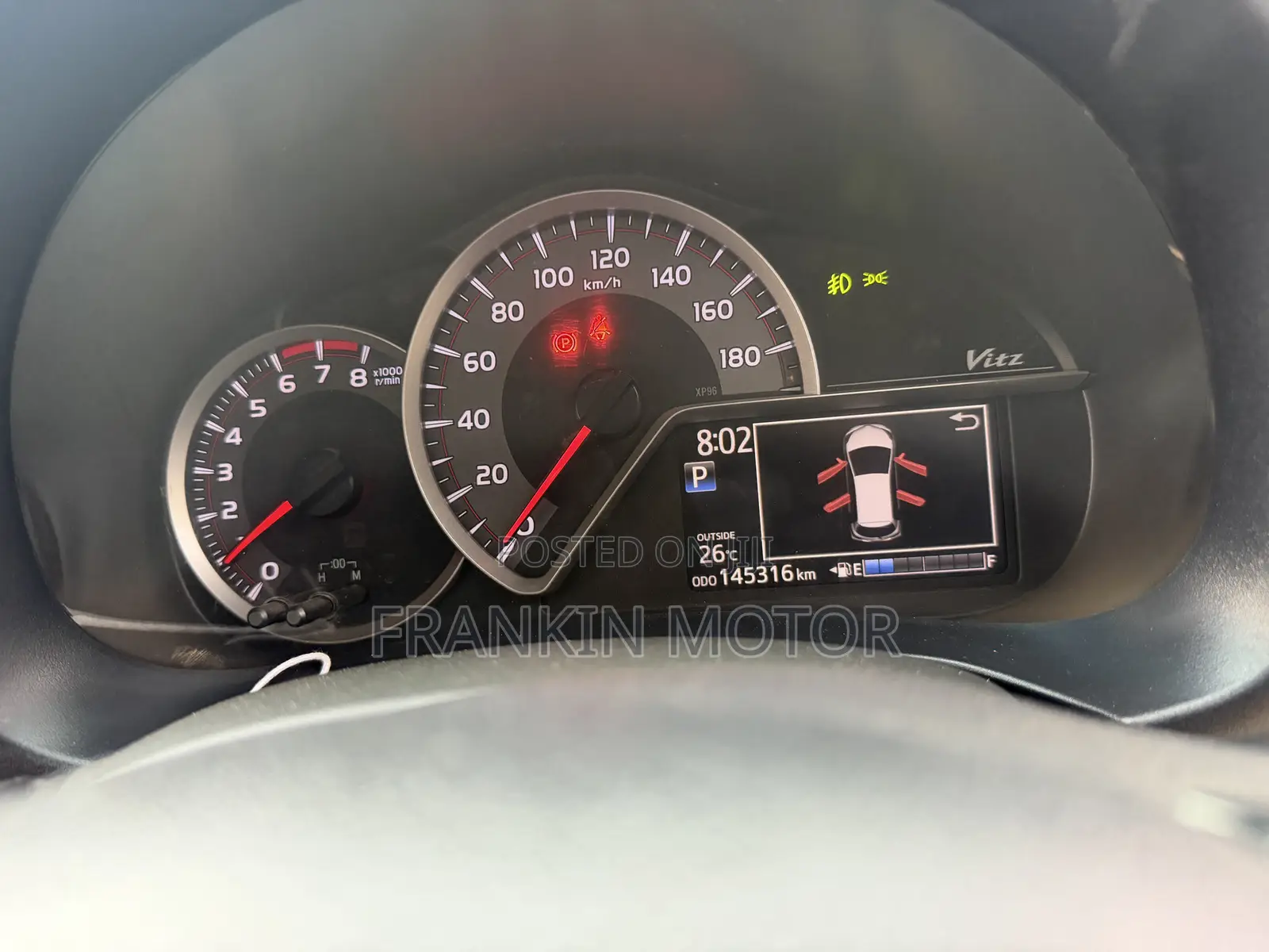 Toyota Vitz 1.3 FWD 5dr 2013 Black