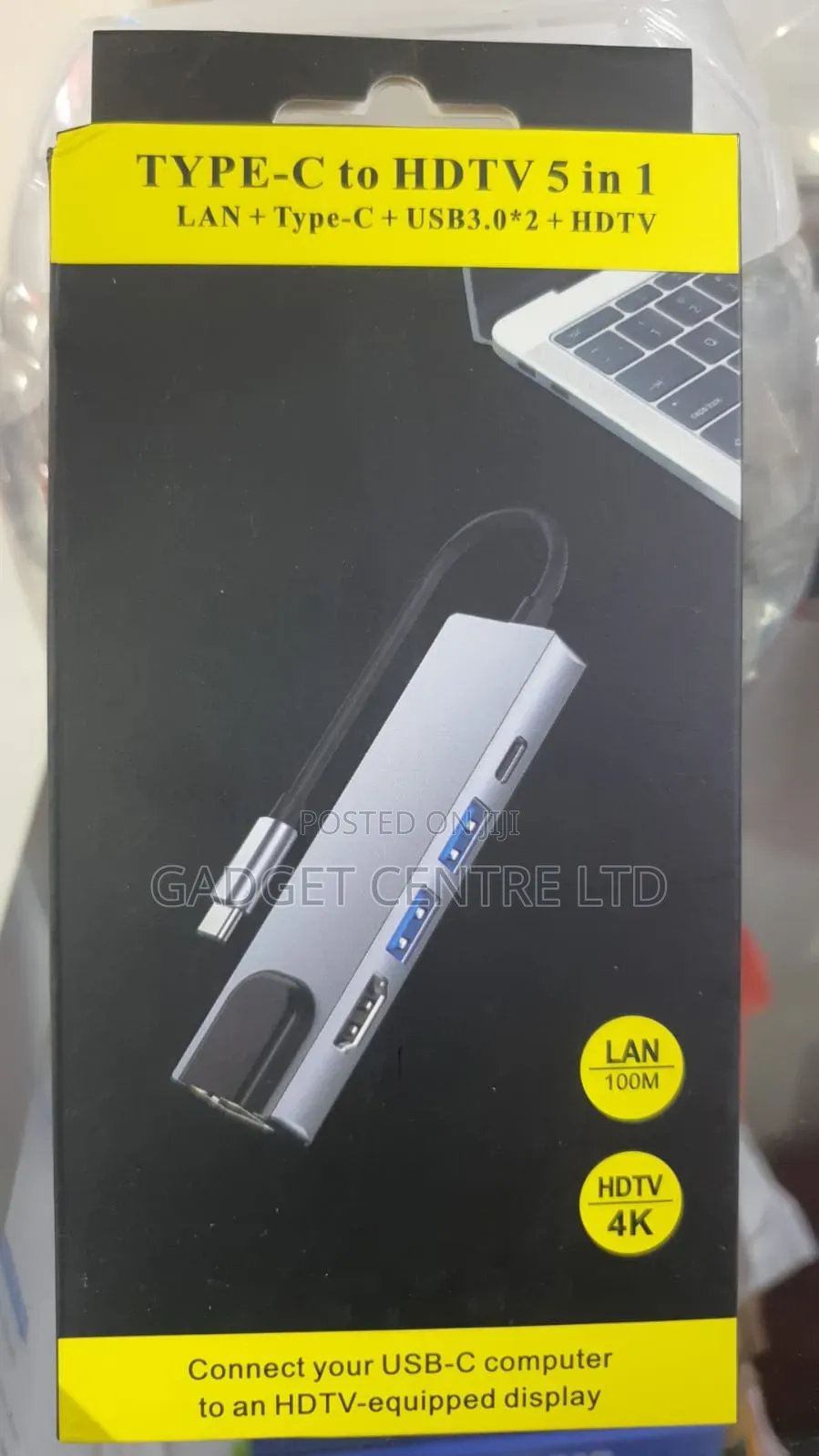 Type C to HDTV 5 in 1 Adapter