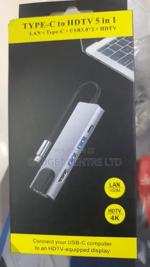 Type C to HDTV 5 in 1 Adapter