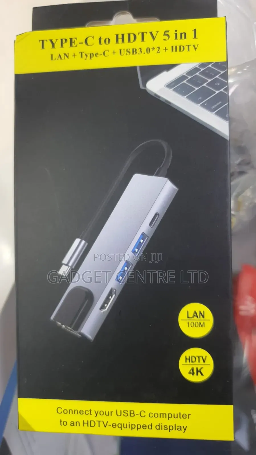 Type C to HDTV 5 in 1 Adapter
