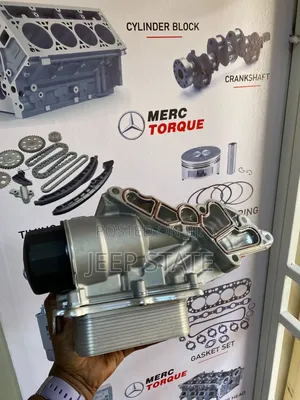 Oil Filter Housing With Oil Cooler a Mercedes W203 W211 W221
