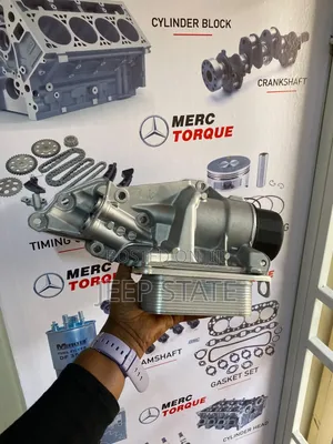 Oil Filter Housing With Oil Cooler a Mercedes W203 W211 W221