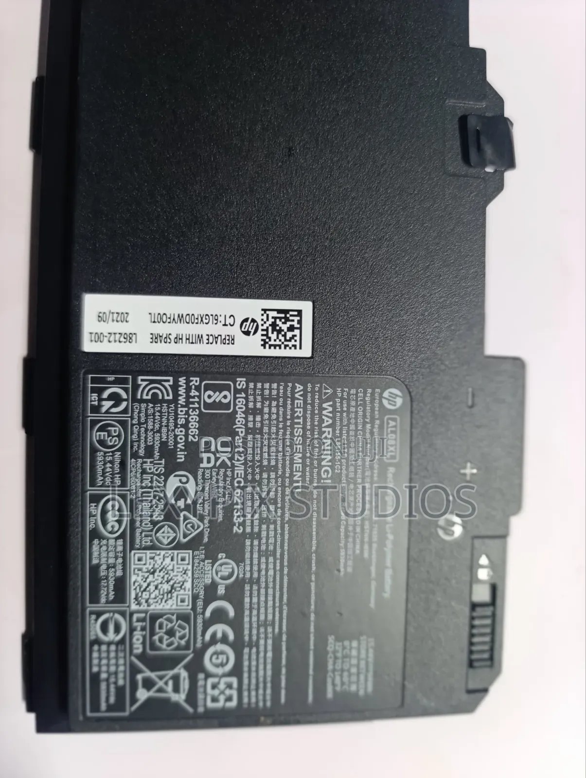 Original HP ZBook Fury 15 G8 Battery (AL08XL / 91.4Wh) - Clean Pull