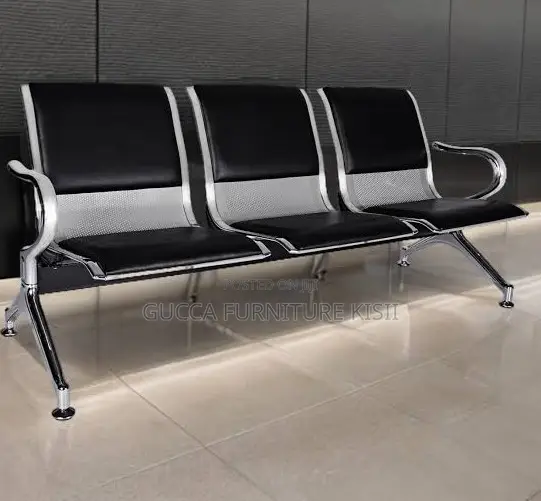 Linear 3 Way Airport Bench