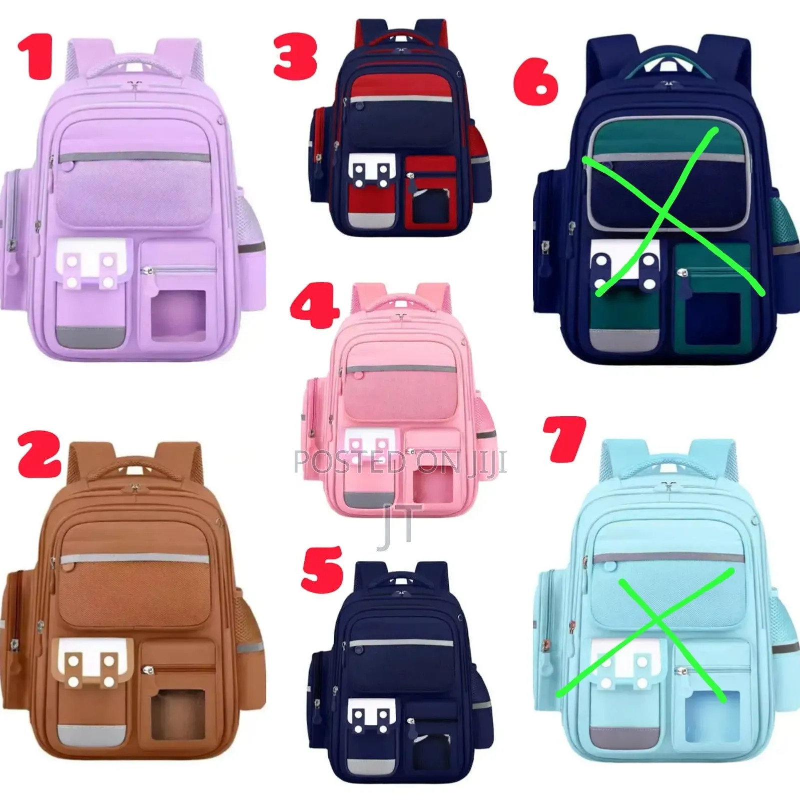 HengWo Heavy Capacity School Bag (Suitable for Grade 1-6)