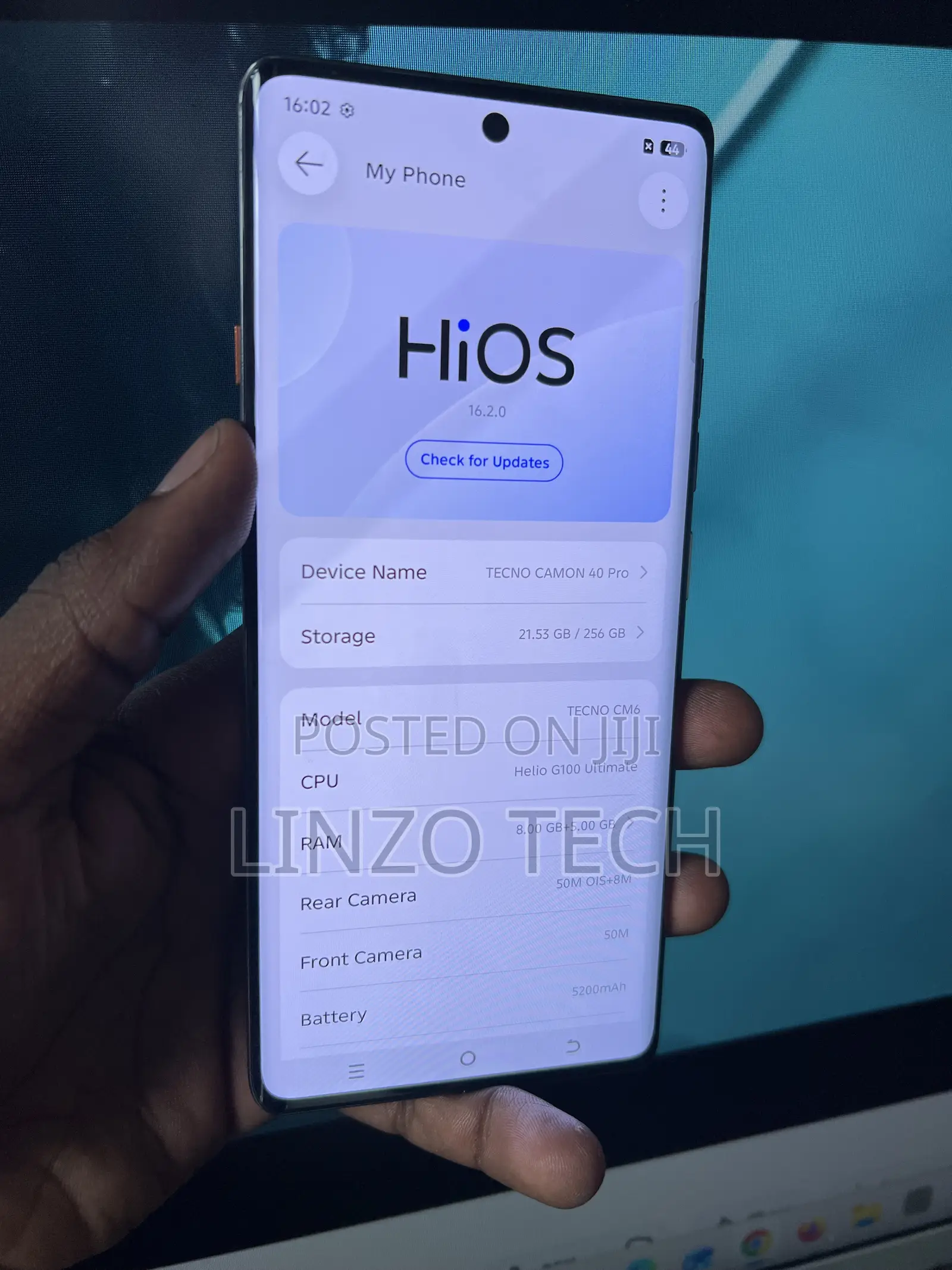 Tecno Camon 40 Pro 4G 256 GB Gray