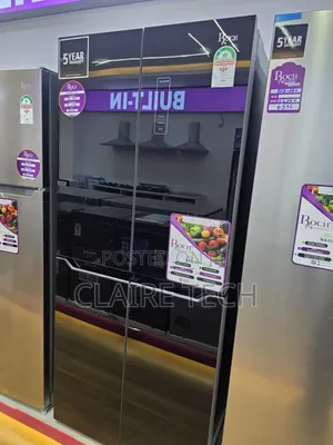 Roch 439L Side-by-Side 4 Door Fridge Freezer