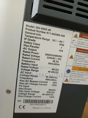 REDSUN 48v 6.5kw Hybrid Inverter