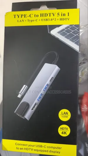 TYPE-C to HDTV 5 in 1 Adapter