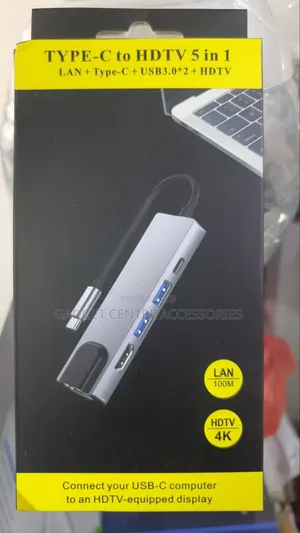 TYPE-C to HDTV 5 in 1 Adapter