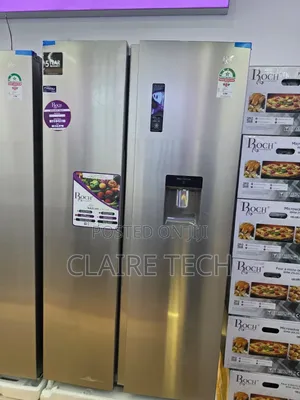 Roch 559L Side-by-Side Fridge With Water Dispenser