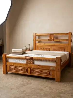 Built to Last: Solid Mahogany 6x6 King-Size Bed