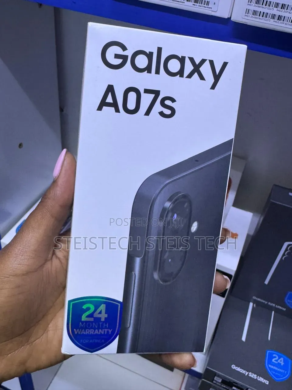 New Samsung Galaxy A07s 64 GB Black