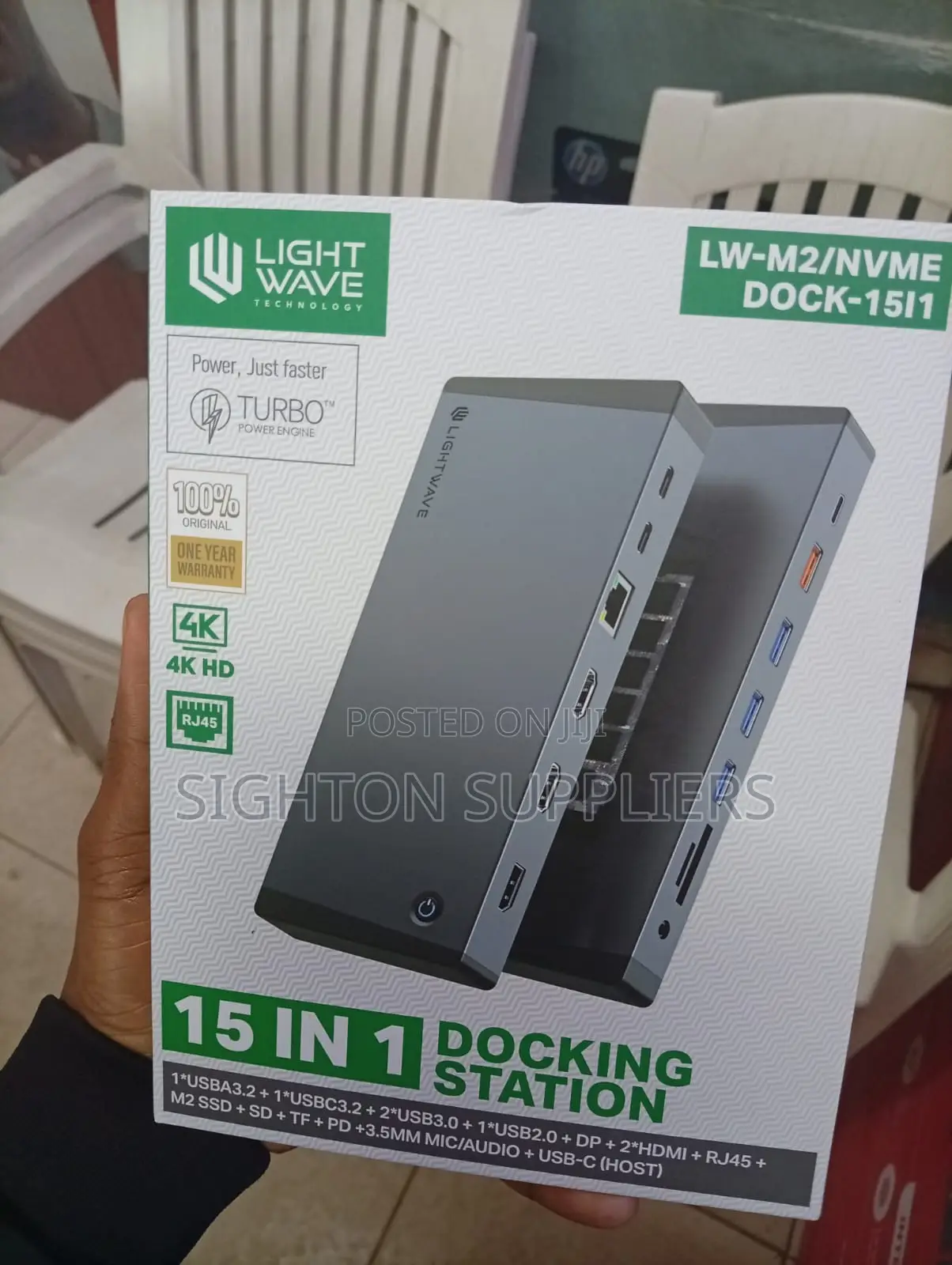 Lightwave-M2/Nvme-Dock15 IN 1