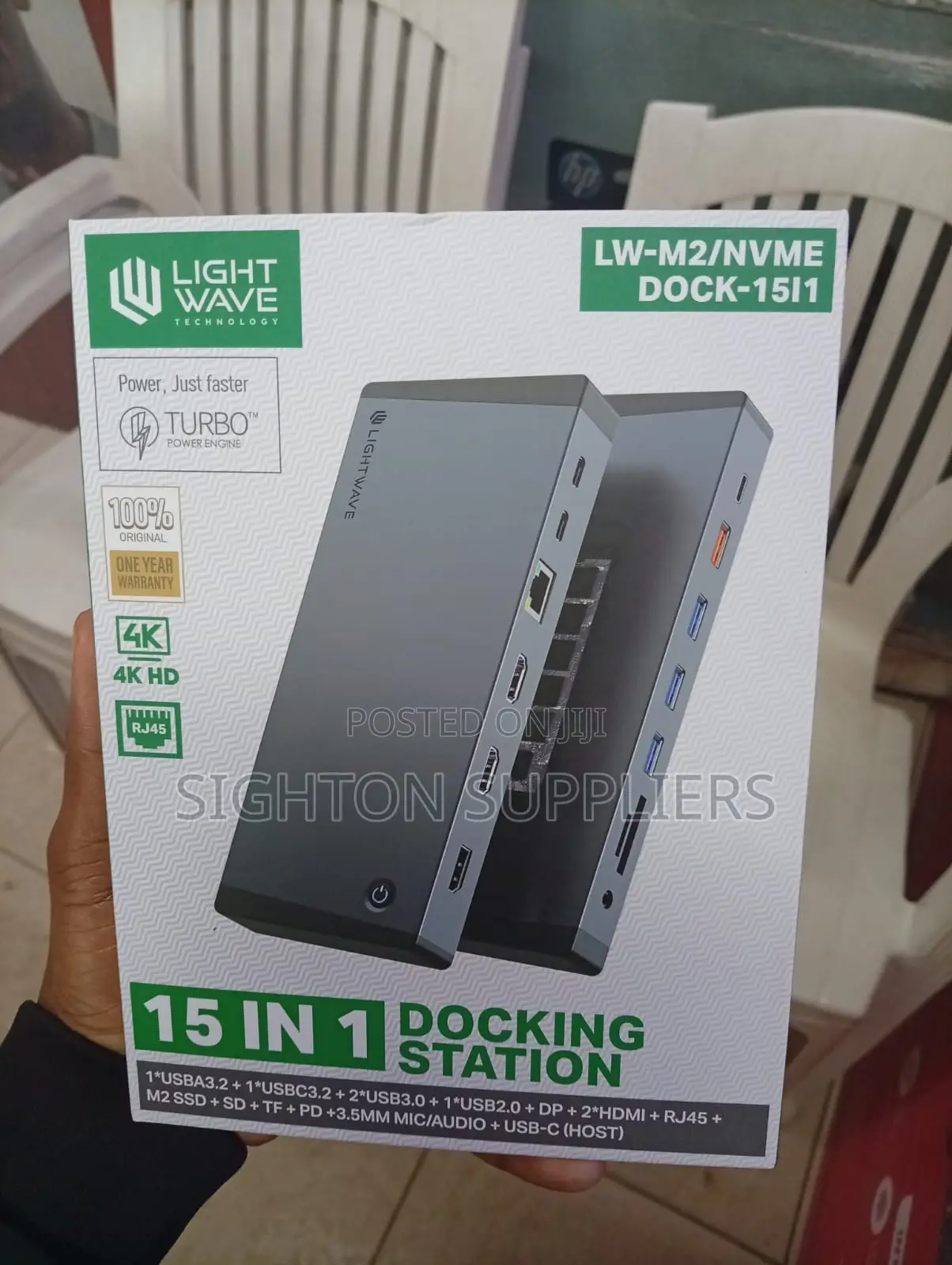 Lightwave-M2/Nvme-Dock15 IN 1