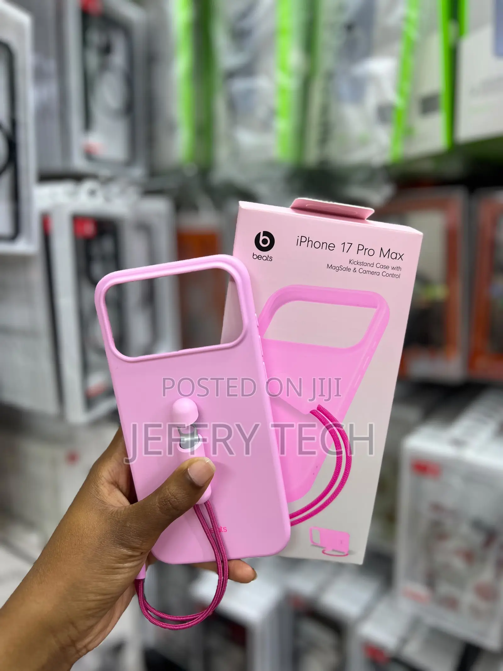 Pink Beats Case With MagSafe Camera Made for the iPhone 17 Pro Max